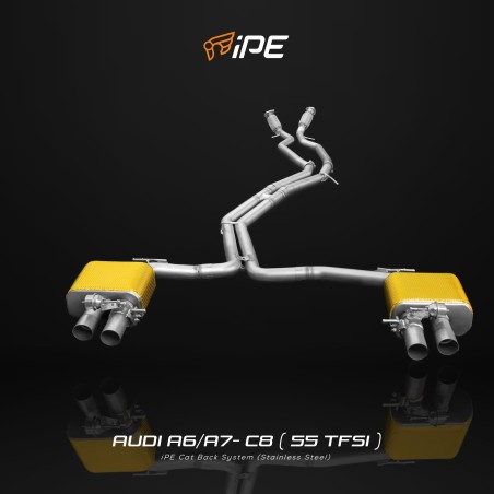 IPE F1 Audi A6 C8 55 TFSI Quattro 2018- Cat Back System