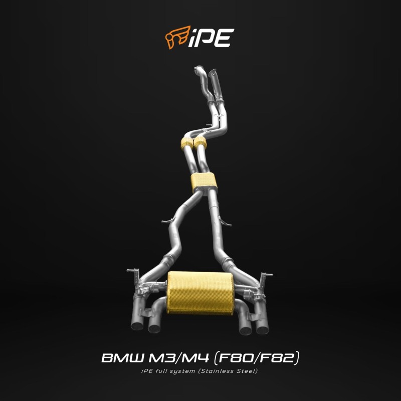 IPE F1 BMW M3 Berlina (F80) / M4 Coupé (F82) Cat Back System | IPE-F1 ...