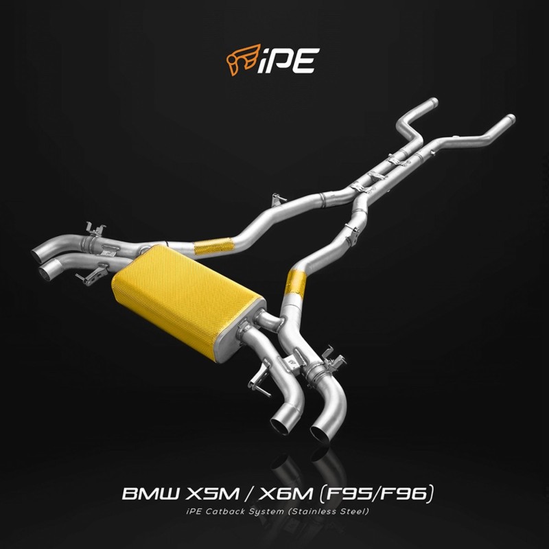 IPE F1 BMW X5 M LCI/X5 M Competition LCI (F95), X6 M LCI/X6 M Competition LCI (F96) Cat Back System