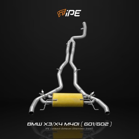 IPE F1 BMW X3 M40i (G01) Mid Pipe + Silenziatore