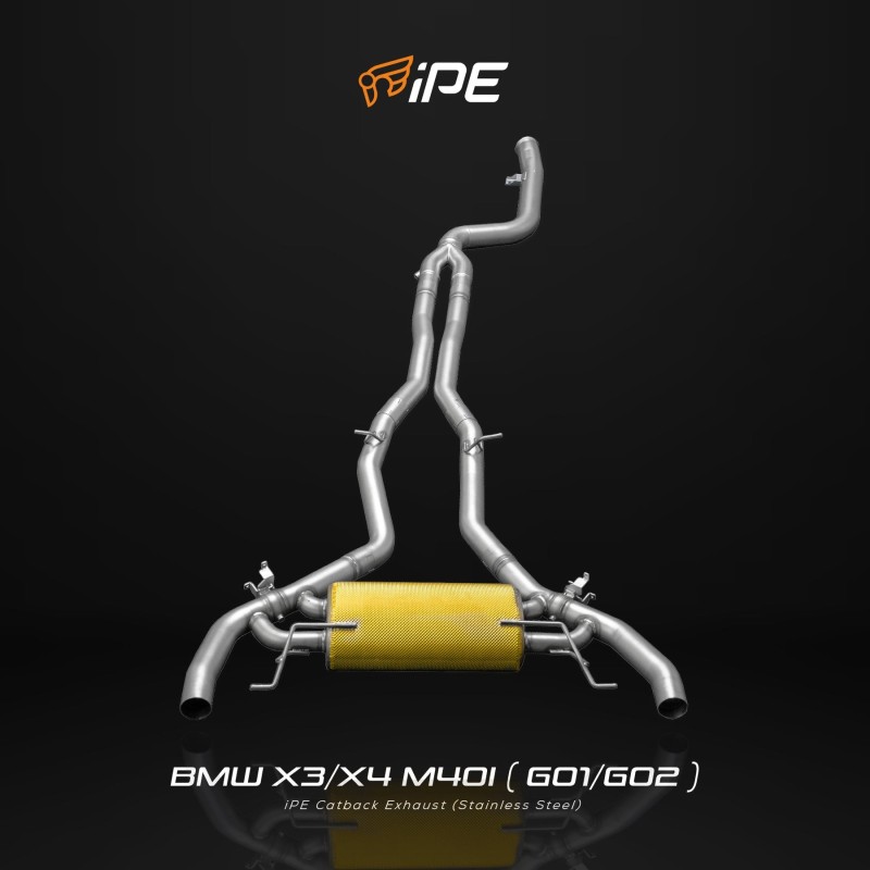 IPE F1 BMW X4 M40i (G02) Mid Pipe + Silenziatore