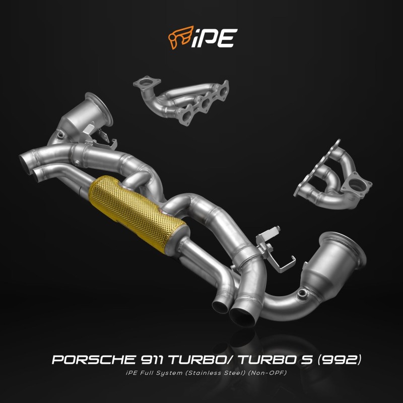 IPE F1 Porsche 911 Turbo/Turbo S (992.1) Cat Back System