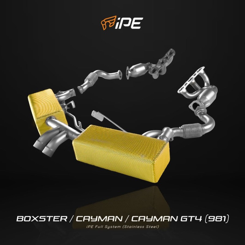 IPE F1 Porsche Boxster/Cayman/Boxster Spyder/Cayman GT4 (981) Cat Back System