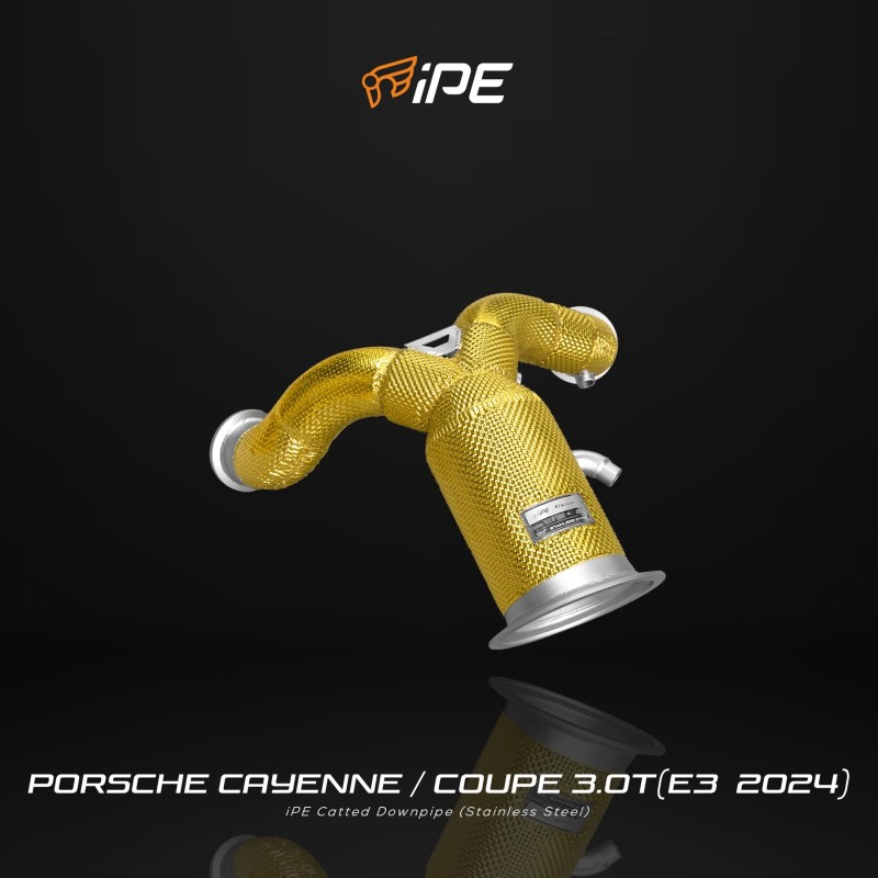 IPE F1 Porsche Cayenne 3.0T/Cayenne Coupe 3.0T (E3, tubo anteriore unilaterale, con PASM, 2024-) Downpipe