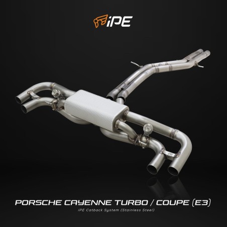 IPE F1 Porsche Cayenne Turbo 4.0T/Cayenne Turbo Coupe 4.0T (E3) Cat Back System