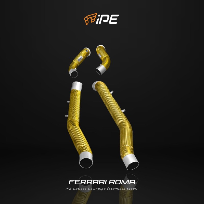 IPE F1 Ferrari Roma/Roma Spider Downpipe + Mid Pipe