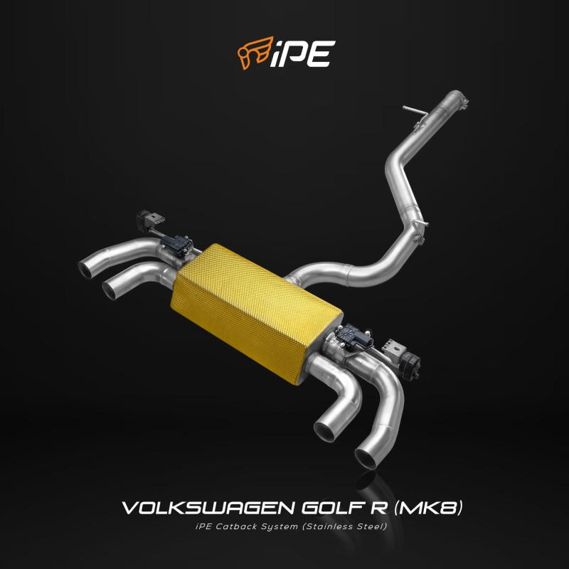 IPE F1 Volkswagen Golf R MK8 Cat Back System