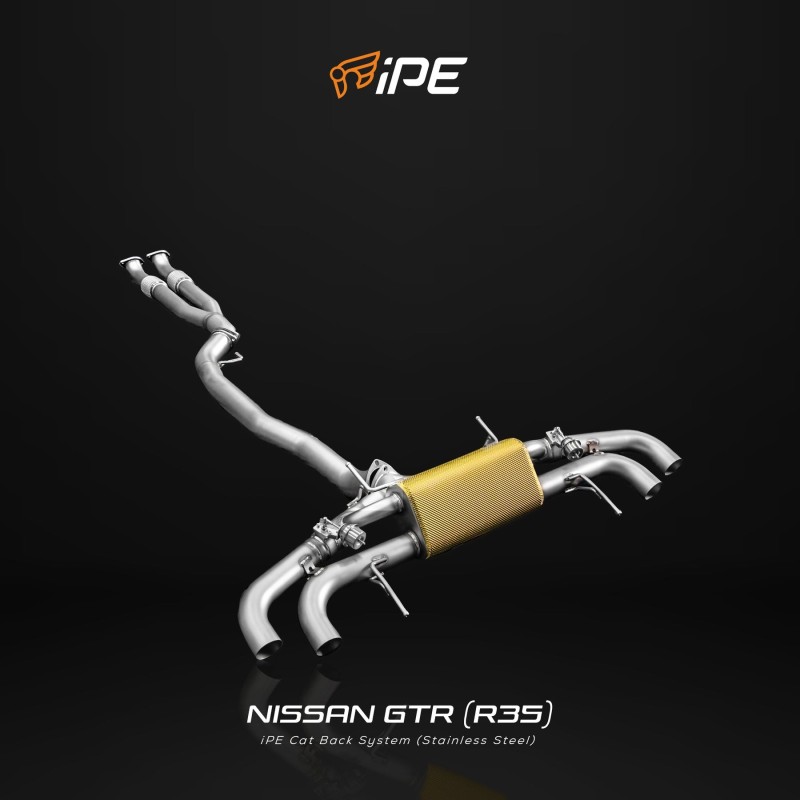 IPE F1 Nissan GT-R R35 Cat Back System