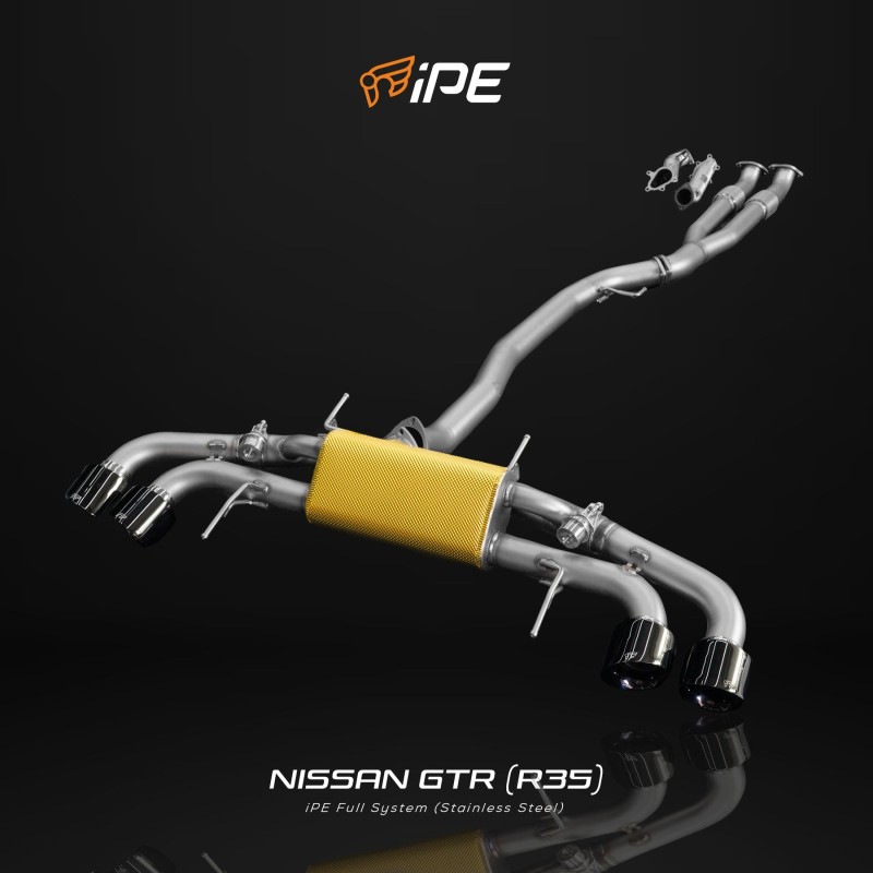 IPE F1 Nissan GT-R R35 Cat Back System