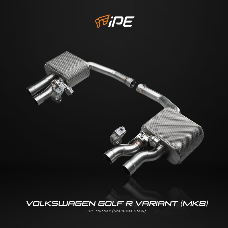 IPE F1 Volkswagen Golf R MK8 Variant Cat Back System