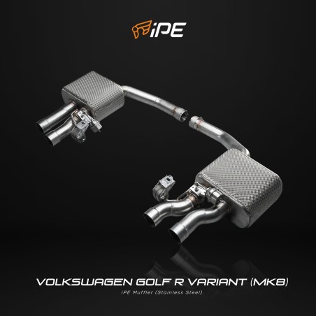 IPE F1 Volkswagen Golf R MK8 Variant Cat Back System